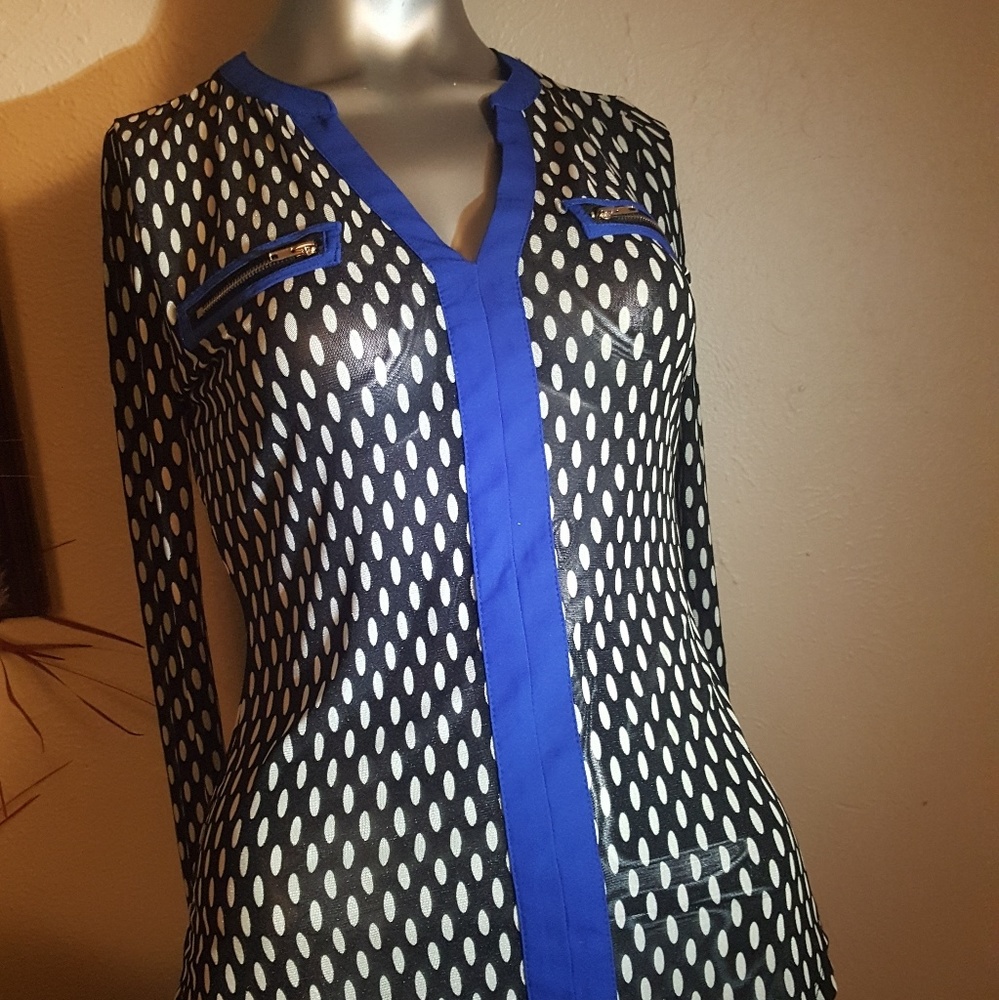 blue a'gaci blouse